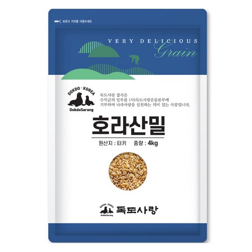 독도사랑 호라산밀, 4kg, 1개