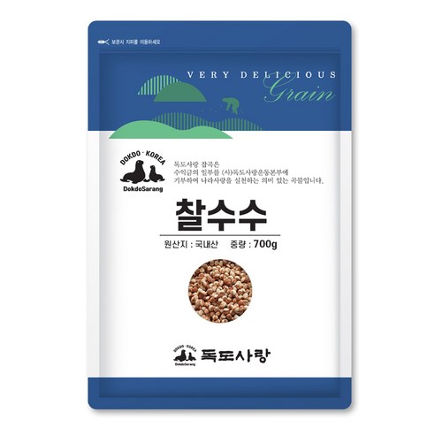 독도사랑 찰수수, 700g, 1개