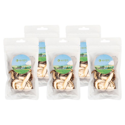 건 표고버섯 슬라이스, 5개, 12g