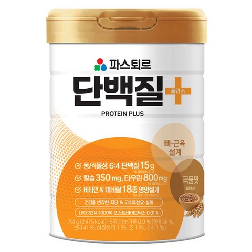 파스퇴르 단백질플러스 곡물맛, 750g, 1개