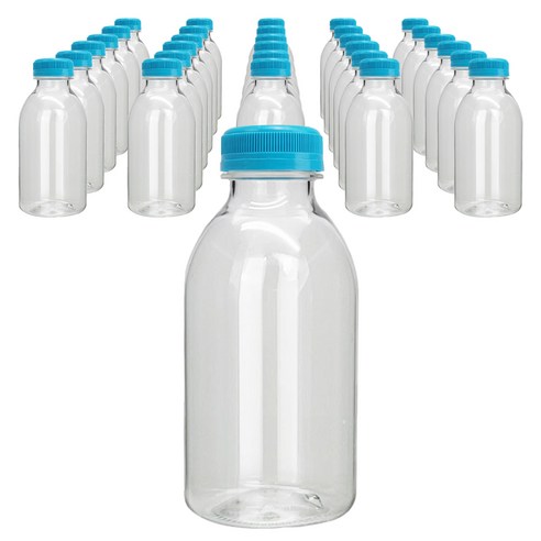 미르 우유 투명 페트병 블루, 500ml, 144개