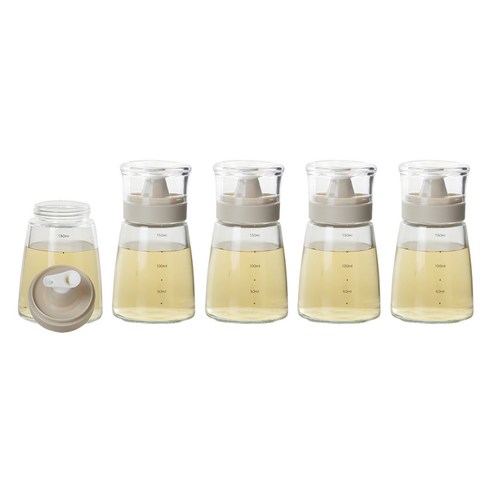 키텐실 비스포크 양방향 멀티 실리콘 오일병 M Cap 베이지, 5개, 160ml