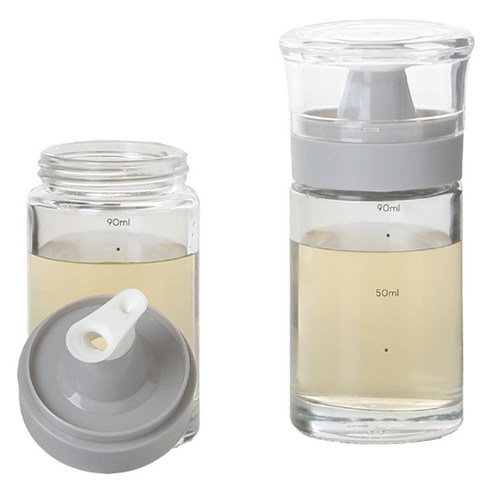 키텐실 비스포크 양방향 멀티 실리콘 오일병 M Cap 그레이, 2개, 100ml
