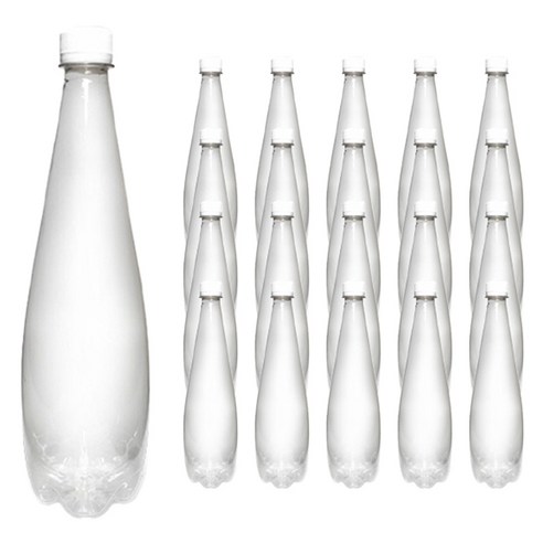 효소탄 페트병 흰색캡, 10개, 1000ml