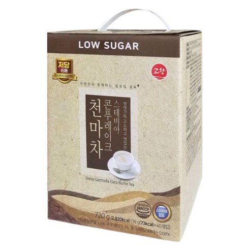 고향 스테비아 콘푸레이크 천마차, 18g, 1개, 40개입