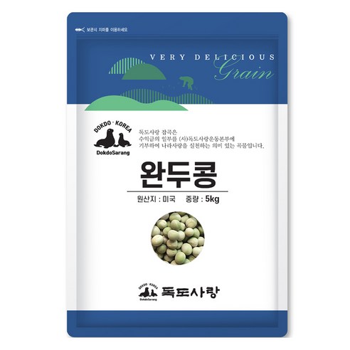 독도사랑 완두콩, 5kg, 1개