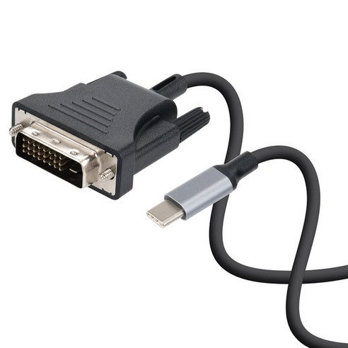컴스마트 USB Type C to DVI 컨버터 케이블 60Hz IH497, 1개