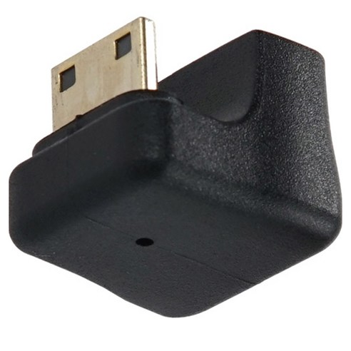 컴스마트 Mini HDMI 연장 꺾임 젠더 180도 미니 MF 8K 60Hz 2.1 UHD, 1개