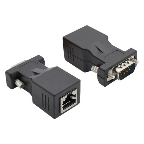 컴스 RS232 9Pin M to RJ45 F 시리얼 젠더 2p, BT720, 2개