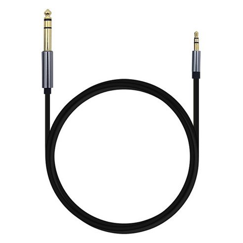 컴스 스테레오 3극 AUX 3.5 M 6.35 M 케이블 BT208, 1개, 1개, 1.2m