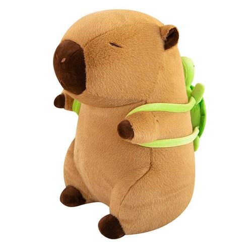 다다랜드 카피바라 애착인형 거북이 카피바라, 혼합색상, 1개