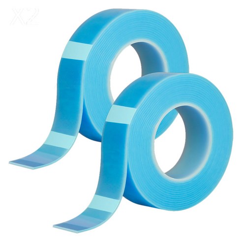 알로데 컬러 나노 매직 양면테이프 5cm x 1m, TYPE10 블루, 2개