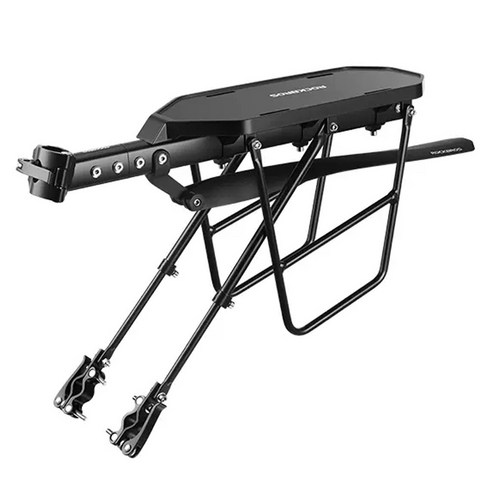 락브로스 자전거 짐받이 리어랙 + 머드가드 세트 RBHJ-1, 블랙, 1세트