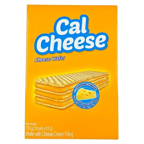 칼치즈 치즈 웨이퍼 18p, 153g, 1개