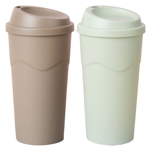 아띠홈 리유저블 텀블러 600ml x 2종 세트, 민트, 초코, 1세트