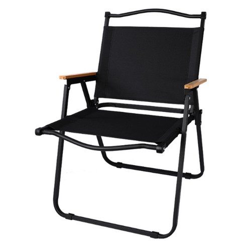 디페이브 캐쥬얼 캠핑의자 51 x 76 cm, 블랙우드B, 1개