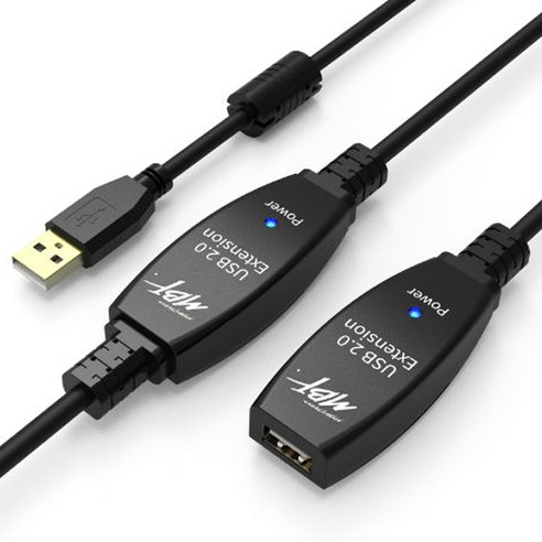 엠비에프 USB 2.0 연장 리피터 무전원 케이블 MBF-USBEX220, 1개, 20m