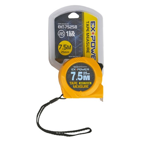 이엑스파워 자동줄자 7.5m x 25mm EHT-7525B, 1개