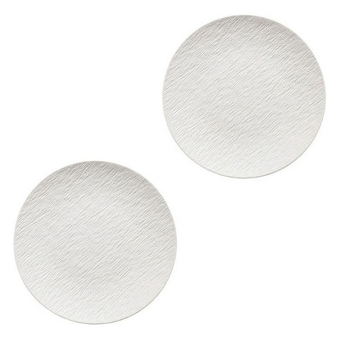 모던지 스톤 패턴 플랫접시 중 20.2 x 2.5 cm YJ650, 화이트, 2개, 단품