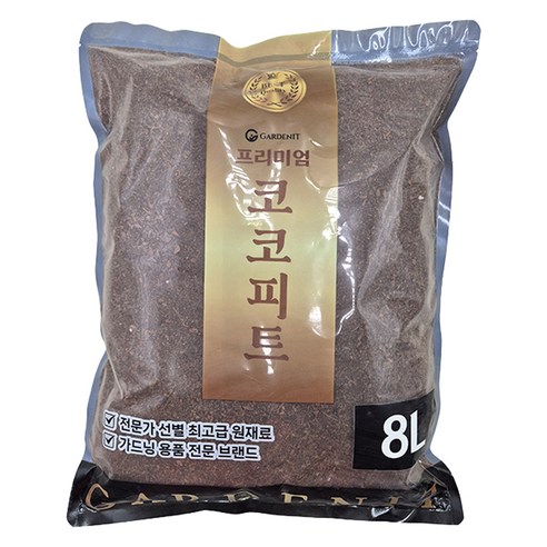 가든잇 프리미엄 중포장 흙 코코피트, 1개, 8L