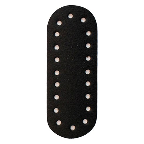 yarna 핸드폰백 가죽 바닥 4 x 10.5 cm, 블랙, 1개, 블랙