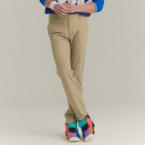 고스피어 남성용 CLASSIC LOGO PATCH REGULAR PANTS PM2FRP11