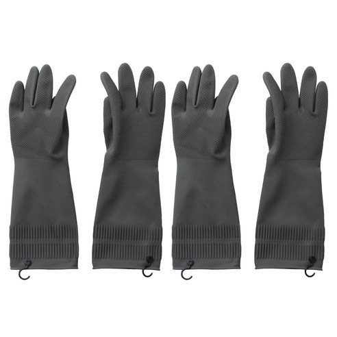 JAJU(자주) 자주 쓰는 고무장갑 양손착용 세트 36cm, 그레이, FREE(one size), 2세트