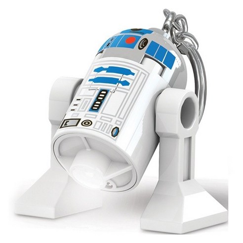레고 스타워즈 R2D2 키체인 피규어 흰색 KE21H, 1개