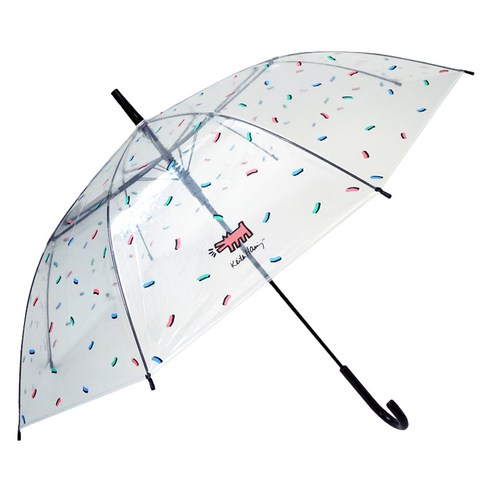 키스해링 팝 특허살대 투명우산