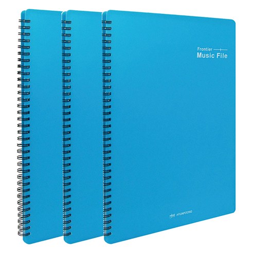 현풍 프론티어 악보화일 A4 40p, 하늘색, 3개