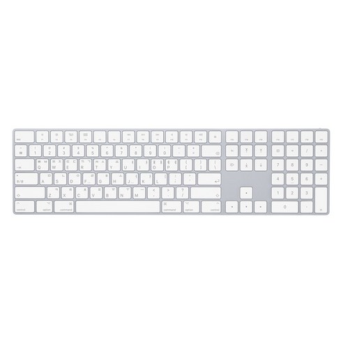 Apple Magic Keyboard with Numeric Keypad, 실버, 중국어(병음)