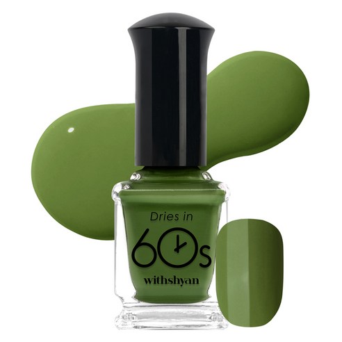 위드샨 60초 매니큐어, M156 말차, 9ml, 1개