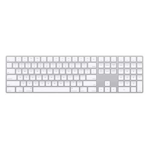 Apple Magic Keyboard with Numeric Keypad, 실버, 영어