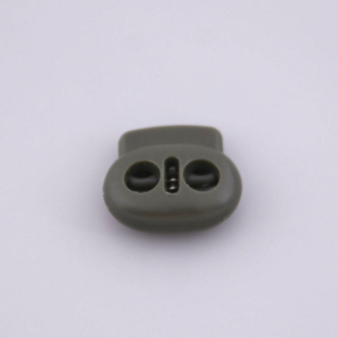 미소로운 다용도 끈길이 조절 버클 18 x 16 x 5 mm, 카키, 10개
