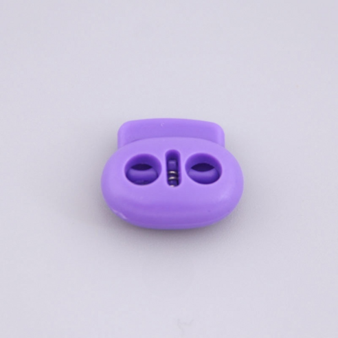 미소로운 다용도 끈길이 조절 버클 18 x 16 x 5 mm, 퍼플, 10개