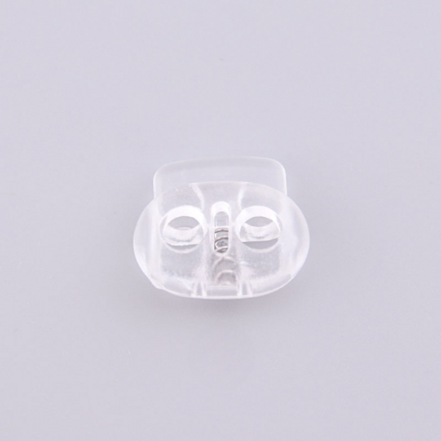 미소로운 다용도 끈길이 조절 버클 18 x 16 x 5 mm, 투명, 10개