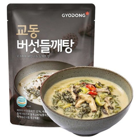 교동식품 버섯들깨탕, 500g, 1개