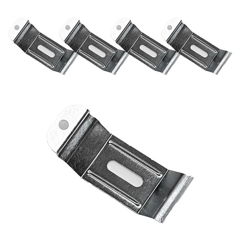더원홈데코 우드블라인드 브라켓 6.3 x 2.5 cm, 5개, 메탈