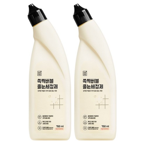 깔끔대장 쓱싹버블 줄눈세정제, 750ml, 2개