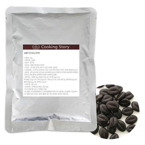 쿠킹스토리 초콜릿 다크 미니 모카빈, 20g, 1개