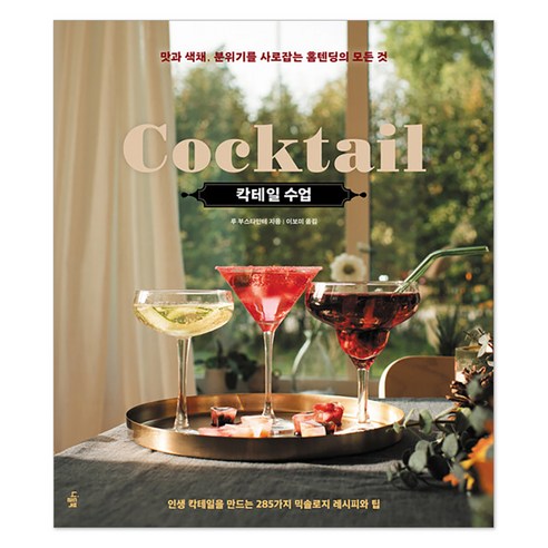 칵테일 수업: 맛과 색채 분위기를 사로잡는 홈텐딩의 모든 것, 니들북, 루 부스타만테
