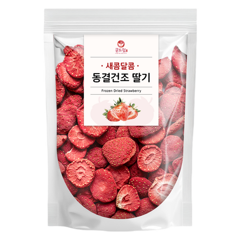 굳드림 동결건조 딸기, 1개, 100g