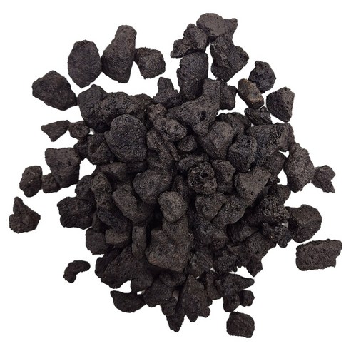 가든잇 프리미엄 화산석 현무암 송이석 블랙 10-20mm, 15kg, 1개