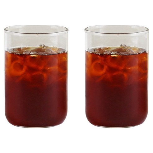 라포르테 내열 유리컵 480ml, 투명, 2개