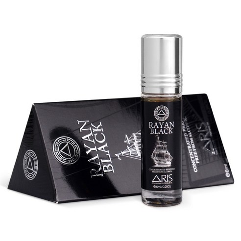 아리스 라이안블랙 맨 퍼퓸 오일, 1개, 6ml