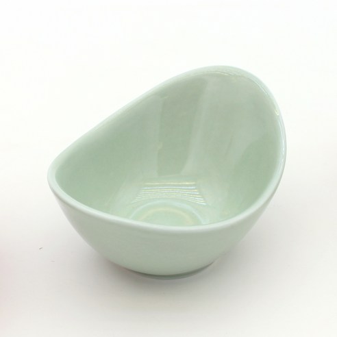 달소금 도자기 피클종지 12 x 8.5 x 6 cm, 라이트그린(유광), 1개