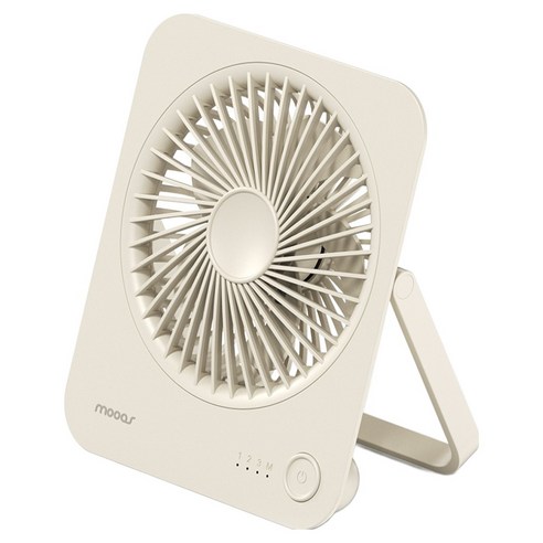 무아스 플랫스퀘어 탁상용 무선 선풍기 MF-D3, 모델명/품번, 크림, 색상 섬네일