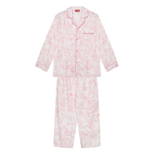 에블린 뜨왈 셋업 파자마: 꿈결처럼 부드러운 휴식을 선사하는 핑크빛 앙상블 에블린