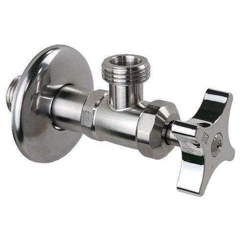 BK sus 스텐 세면기 양변기 부속 관붙이 앵글밸브, 1개