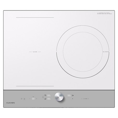 쿠첸 IH FLEX 대화구 올파워 인덕션 3구 그레이 방문설치, CIR-EW33KD1B1, 빌트인